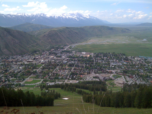 View of Jackson from Snow King