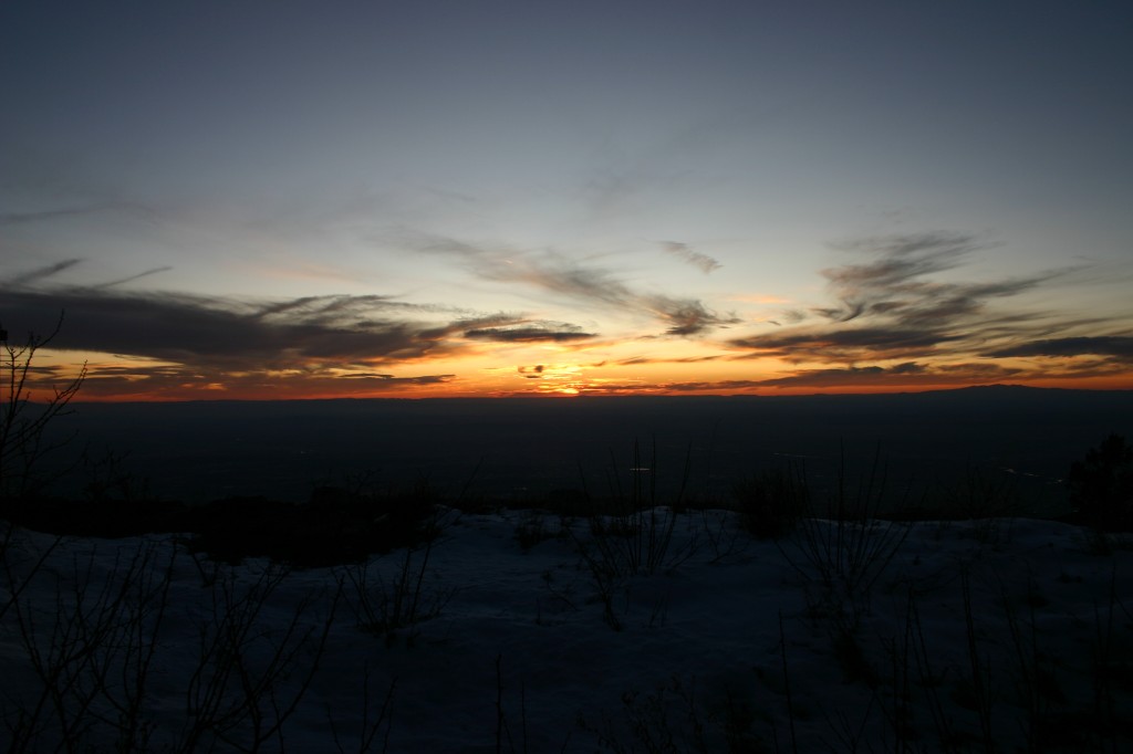 Sunset at Sandia Peak