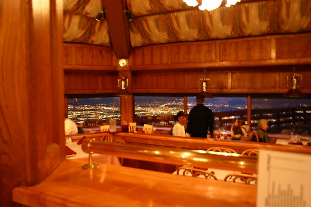 View from Bar at Sandia Peak Restaurant