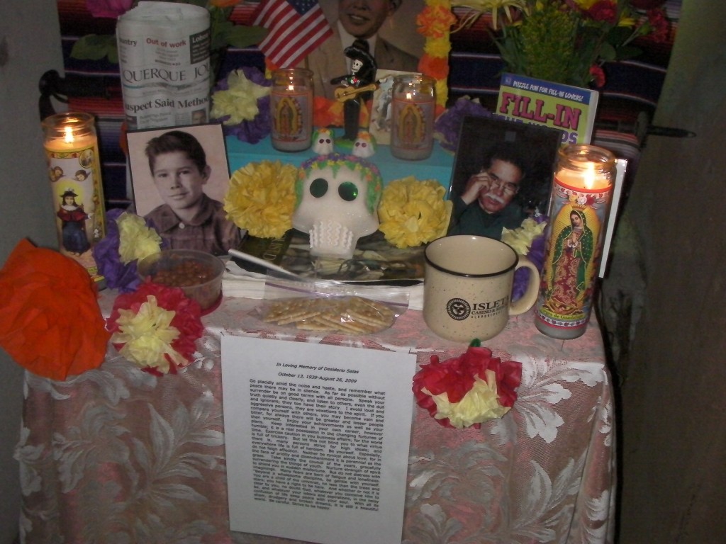Memorial at Dia de los Muertos