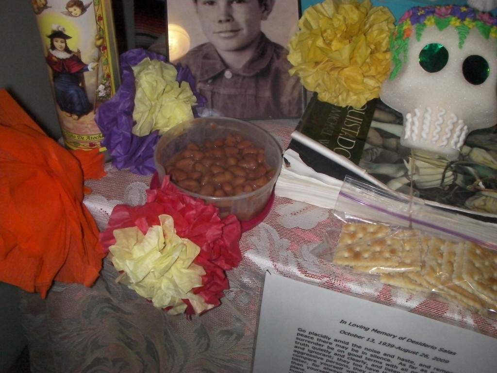Bean Memorial at Dia de los Muertos