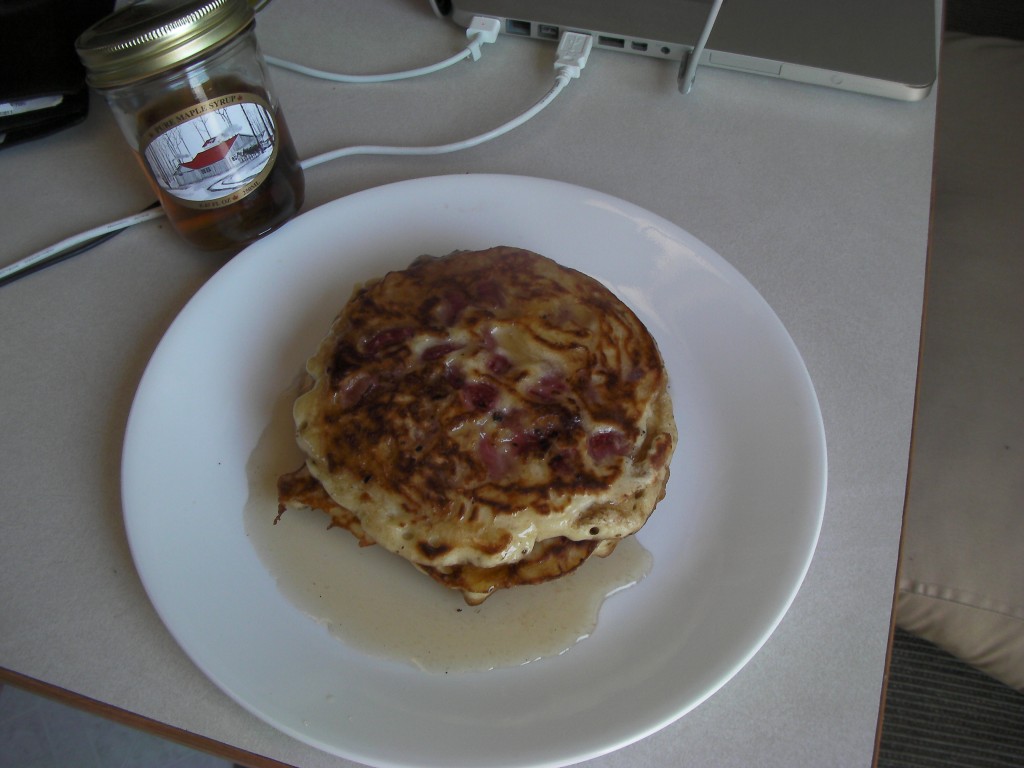 Strawberry Pancakes and Maple Syrup from Bayfield
